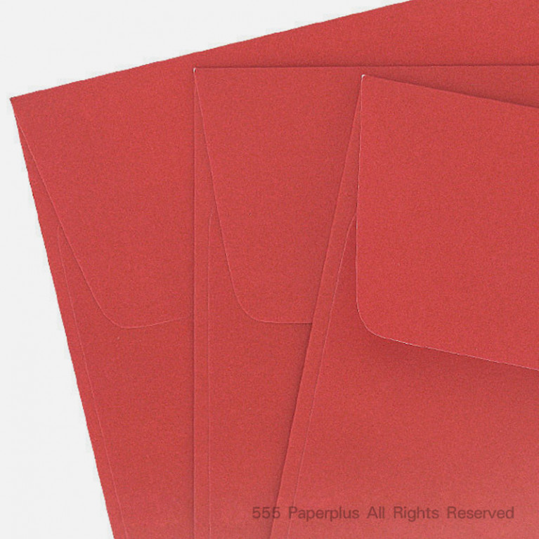 ซองใส่การ์ด No.8 1/2-พิมพ์พื้น สีแดง (20 ซอง) Code 27377
