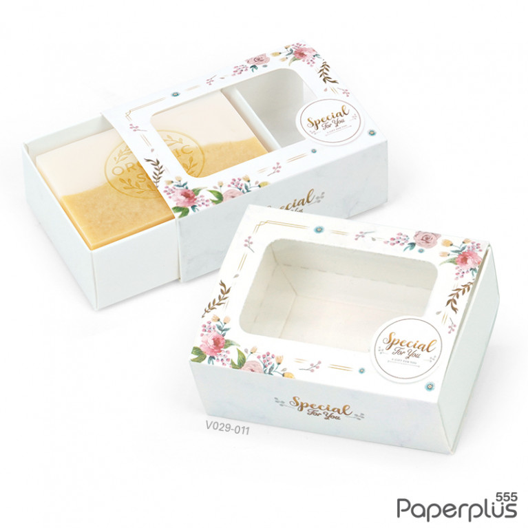 V029-011 กล่องลิ้นชัก 5.5x7.5x2.6 cm. ลายหินอ่อน (20กล่อง)