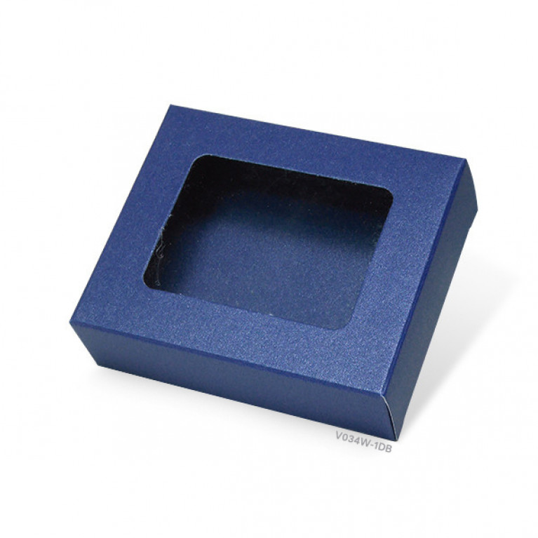 V034W-1DB กล่องใส่สบู giftset 7.5x9x2.5ซม.(20กล่อง) (แบบทากาว) กล่องของชำร่วย