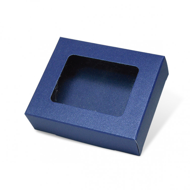 V034W-DB กล่องใส่สบู giftset 7.5x9x2.5ซม.(20กล่อง) (แบบเสียบข้าง) กล่องของชำร่วย