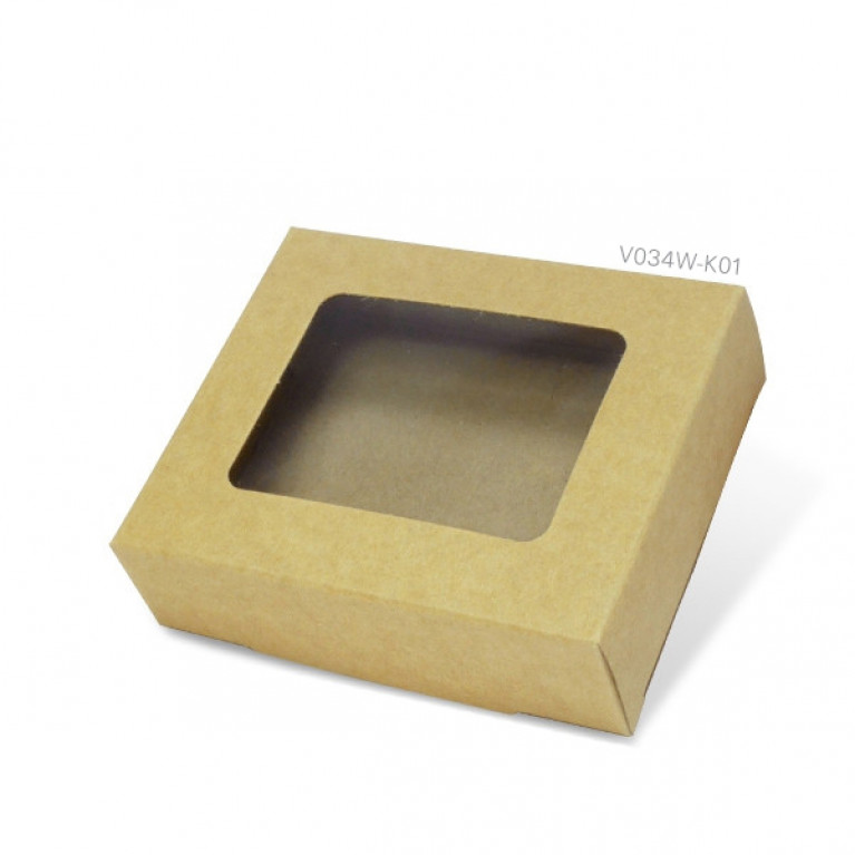 V034W-K01 กล่องใส่สบู giftset 7.5x9x2.5ซม.(20กล่อง) (แบบทากาว) กล่องของชำร่วย