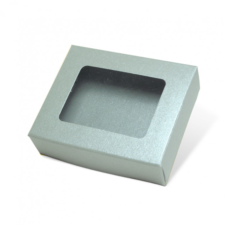 V034W-SL กล่องใส่สบู giftset 7.5x9x2.5ซม.(20กล่อง) (แบบเสียบข้าง) กล่องของชำร่วย